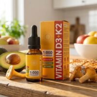SonnVita Vitamin D3 + K2 Tropfen mit Lebensmitteln