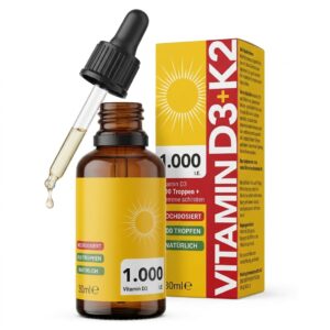 Vitamin D3 K2 Tropfen 1.000 I.E. vegan – 30 ml – Bild 3