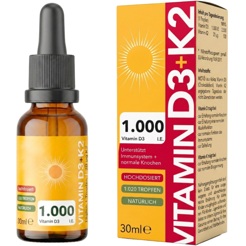 SOS-Apo Vitamin D3 + K2 Tropfen 30 ml